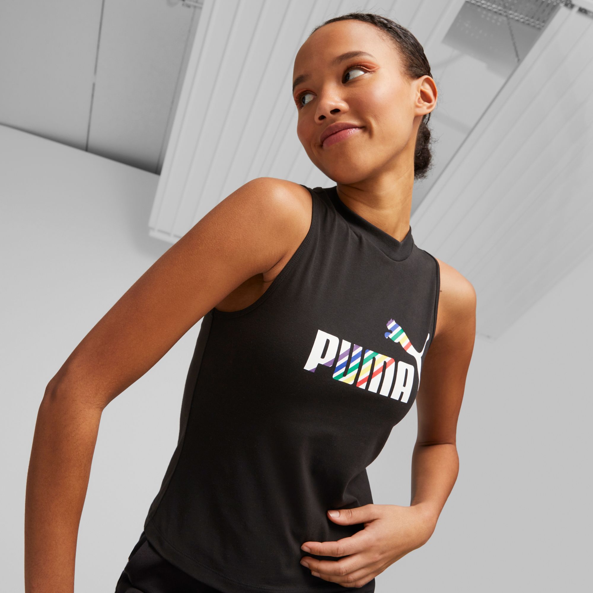 Puma Women's Essentials+ Love is Love Slim Tank