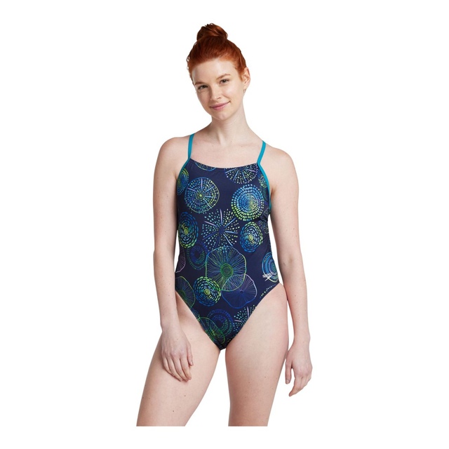 Speedo Women's Printed T-Back Swimsuit