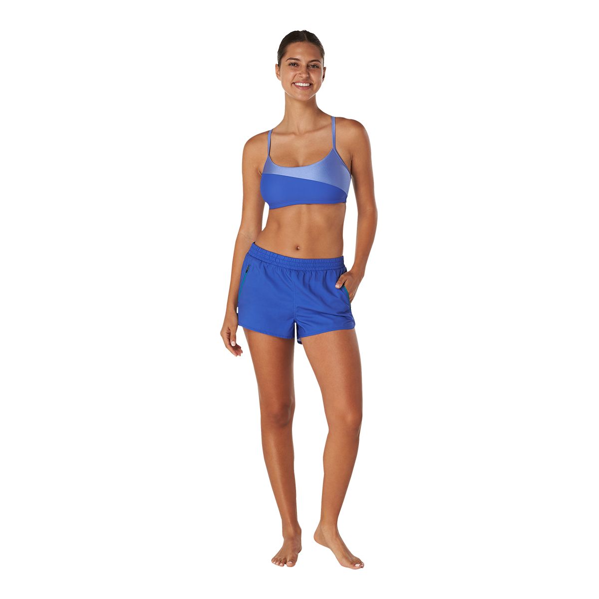Speedo Women's Colorblock Swim Shorts