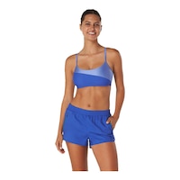 Speedo Women's Colorblock Swim Shorts Front_Flat