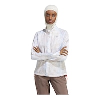 adidas Women's Fast All Over Print Jacket Front_Flat