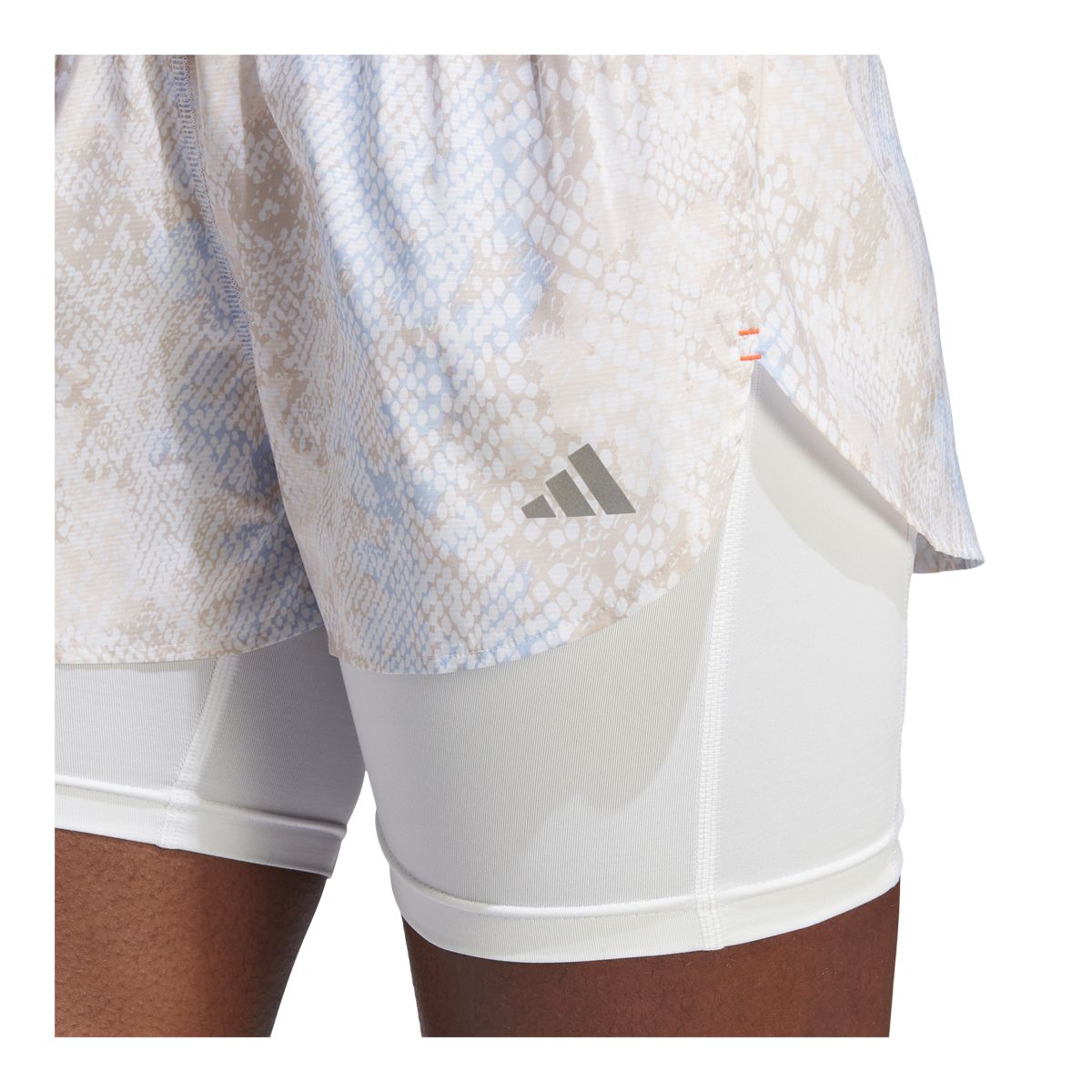 adidas Women's Fast 2 in 1 All Over Print Shorts