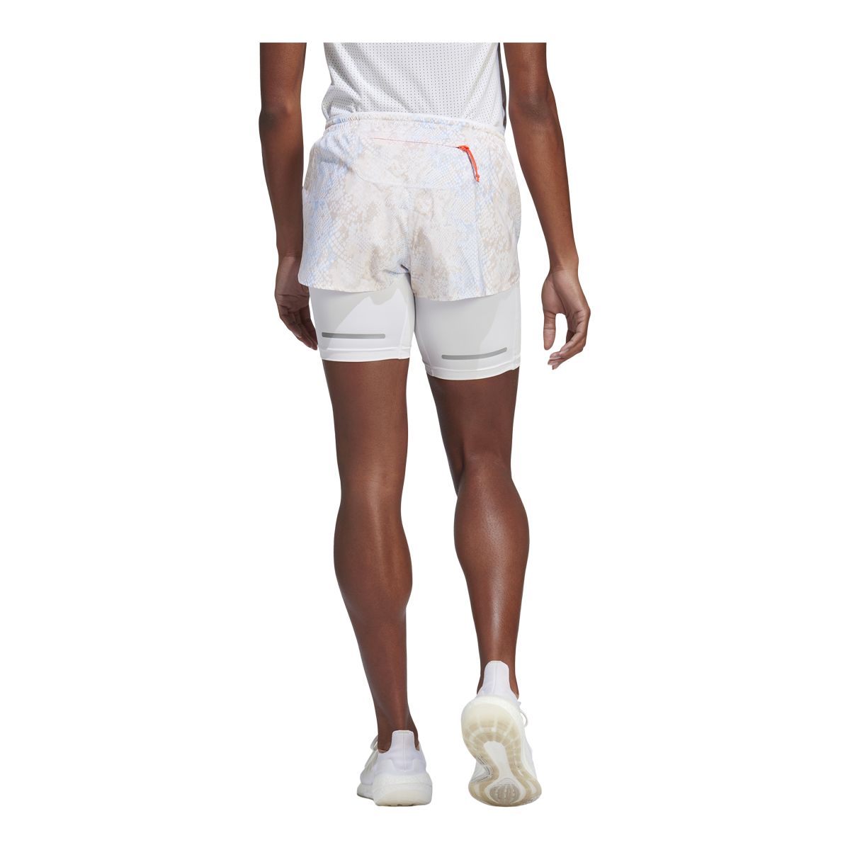 adidas Women's Fast 2 in 1 All Over Print Shorts