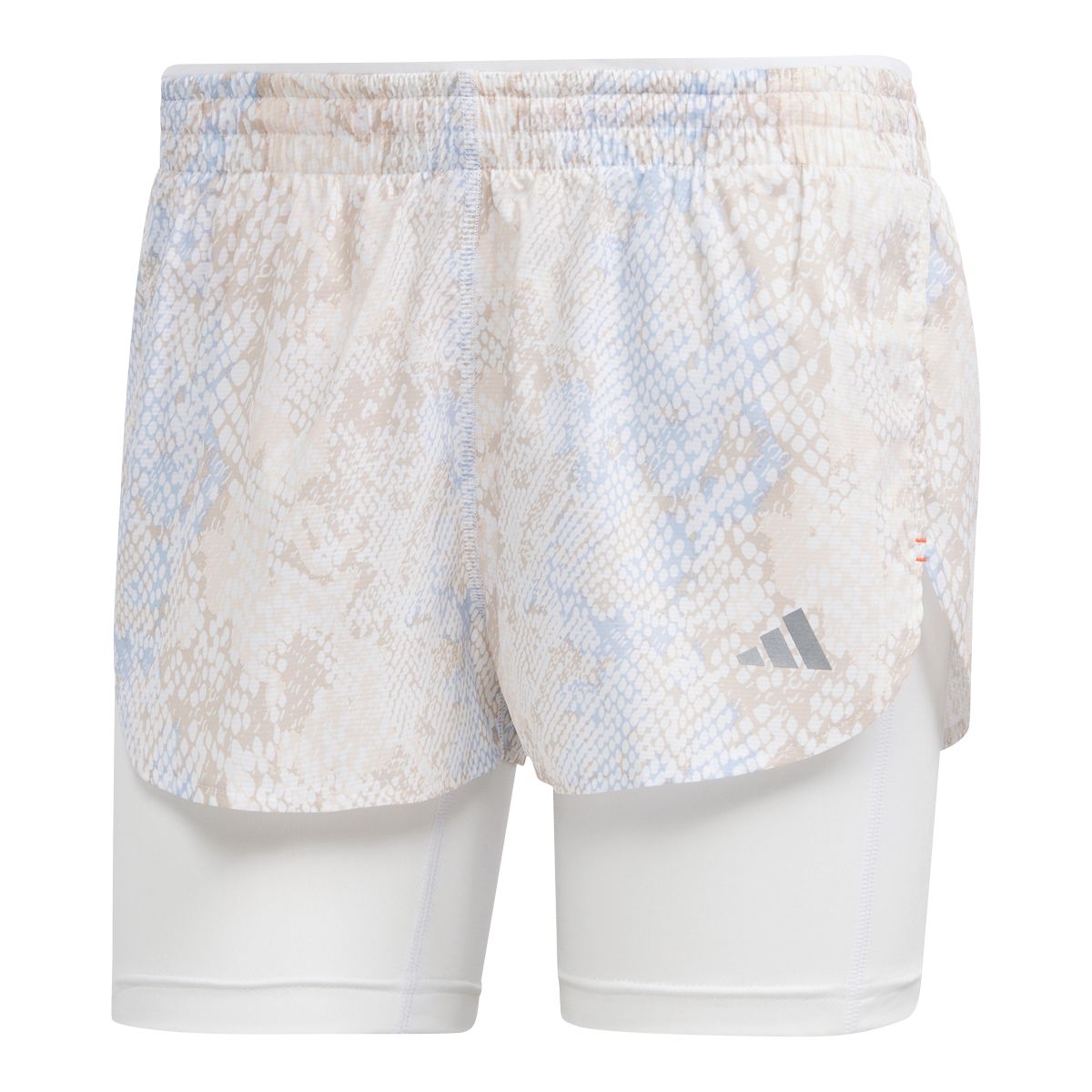 adidas Women's Fast 2 in 1 All Over Print Shorts