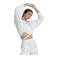 adidas Women's Dance Sweatshirt Front_Three_Fourths_Angled_Right