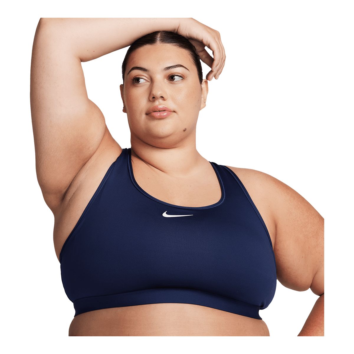 Nike Swoosh Medium-Support Women's Padded Graphic Sports Bra. Nike LU