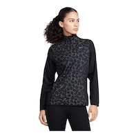 Nike Women's Run Swift Element 1/2 Zip Long Sleeve Top Front_Flat