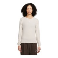 Nike Women's Essential Rib Mod Crop Sweatshirt Front_Flat