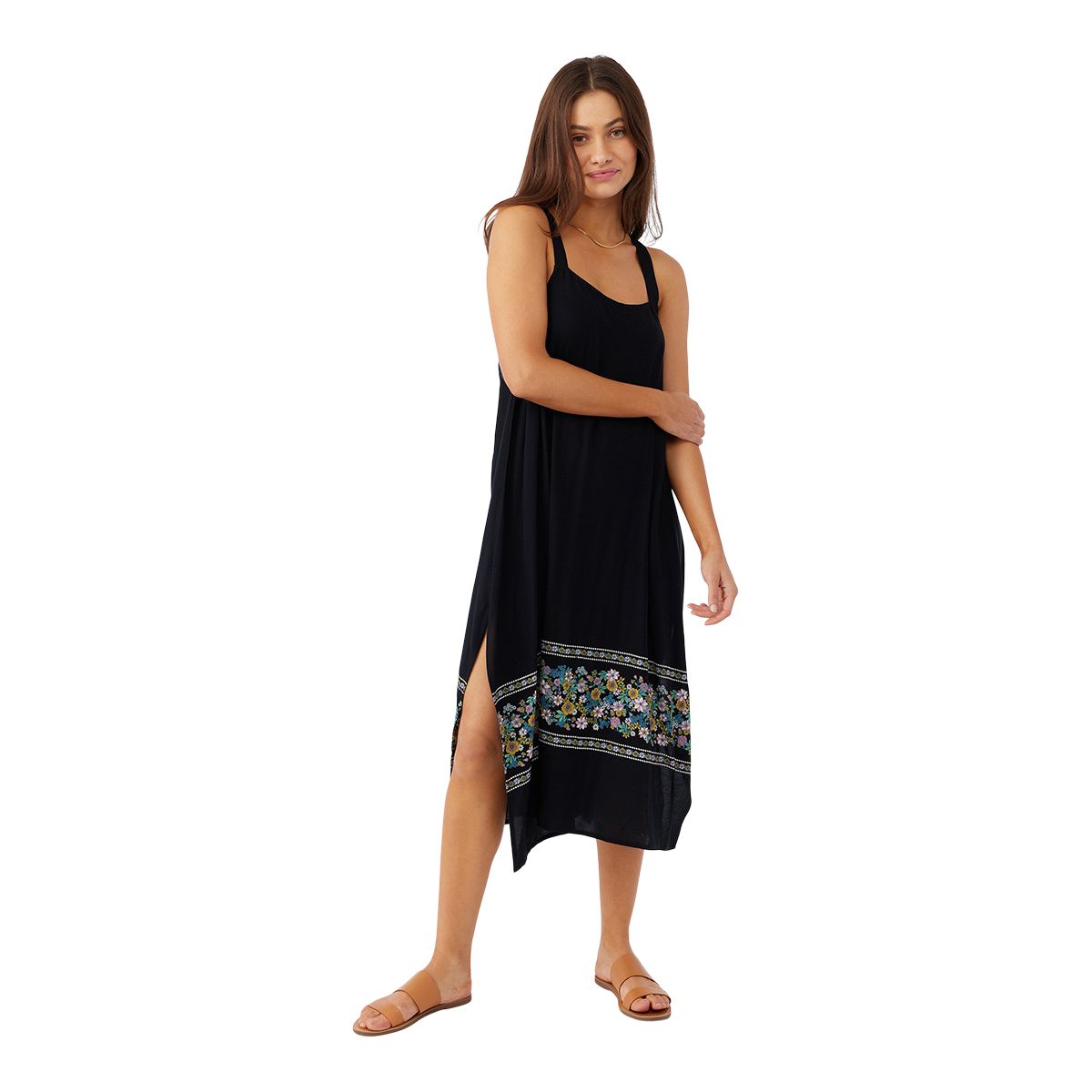 O'Neill Women's Miranda Border Midi Cover Up Dress