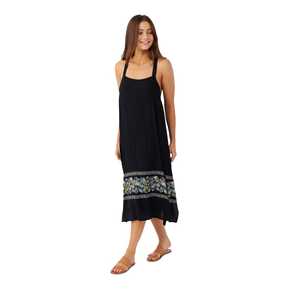 O'Neill Women's Miranda Border Midi Cover Up Dress