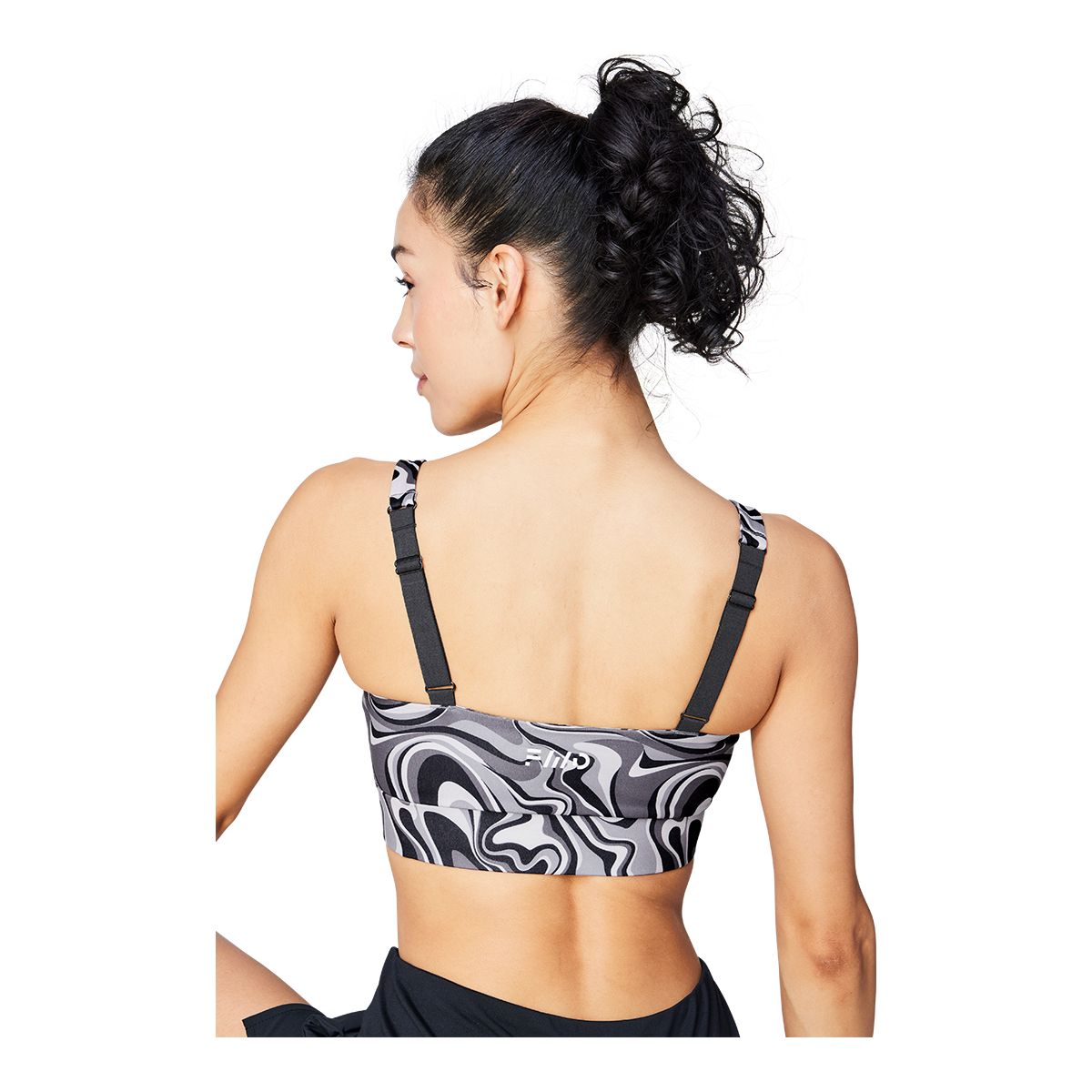 FWD Women's Core Swirl Print Medium Sports Bra