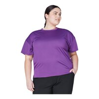 FWD Women's Core Drop Tail T-Shirt Front_Angled_Left