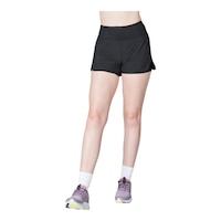 FWD Women's Lined Shorts Front_Angled_Left