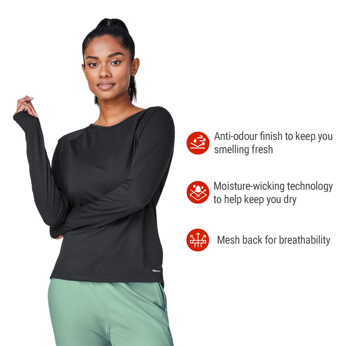 FWD Women's Push Active Long Sleeve Shirt