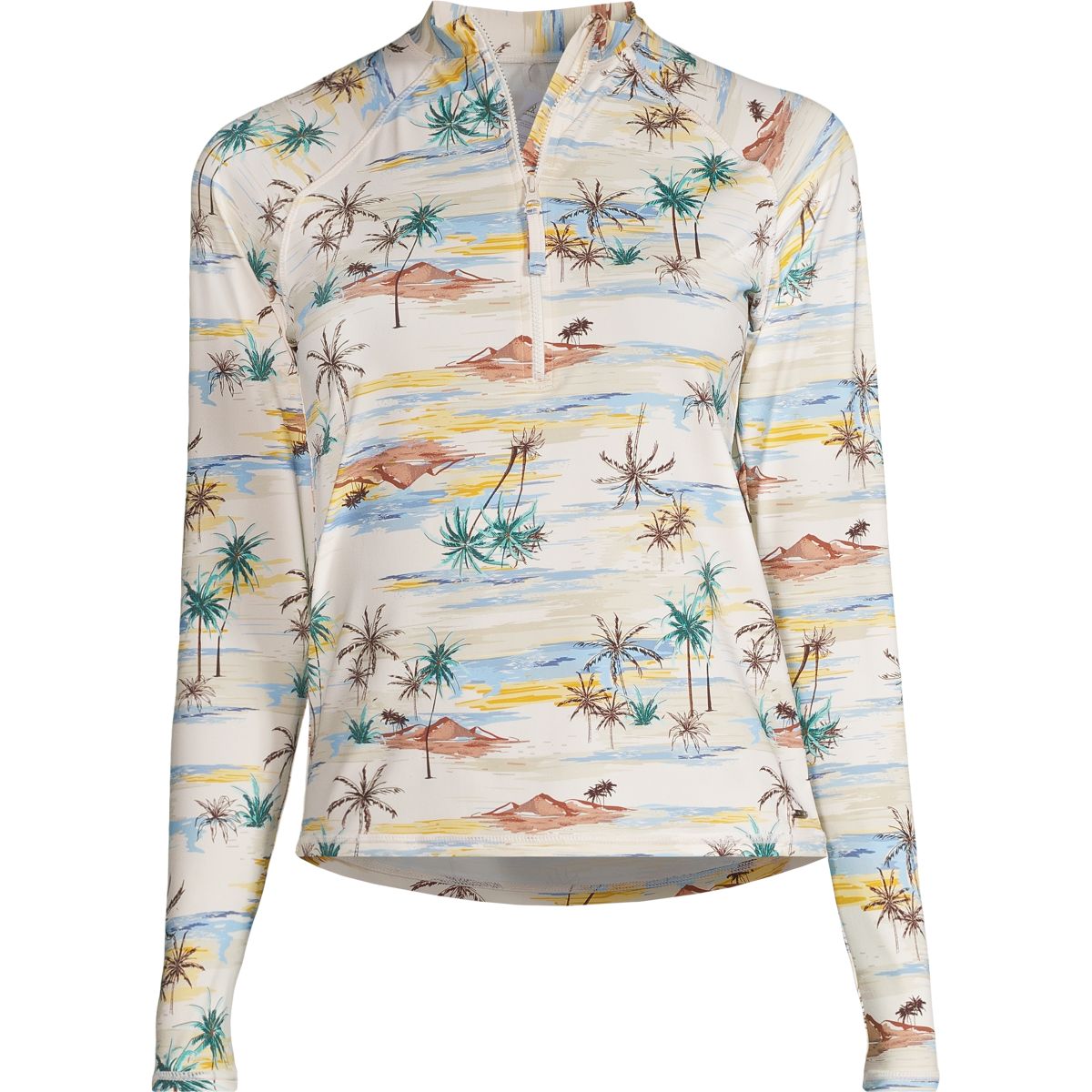 Ripzone Women's Half Zip Rashguard Swimwear