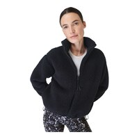 Sweaty Betty Women's Canyon Fleece Full Zip Long Sleeve Top Front_Elevated