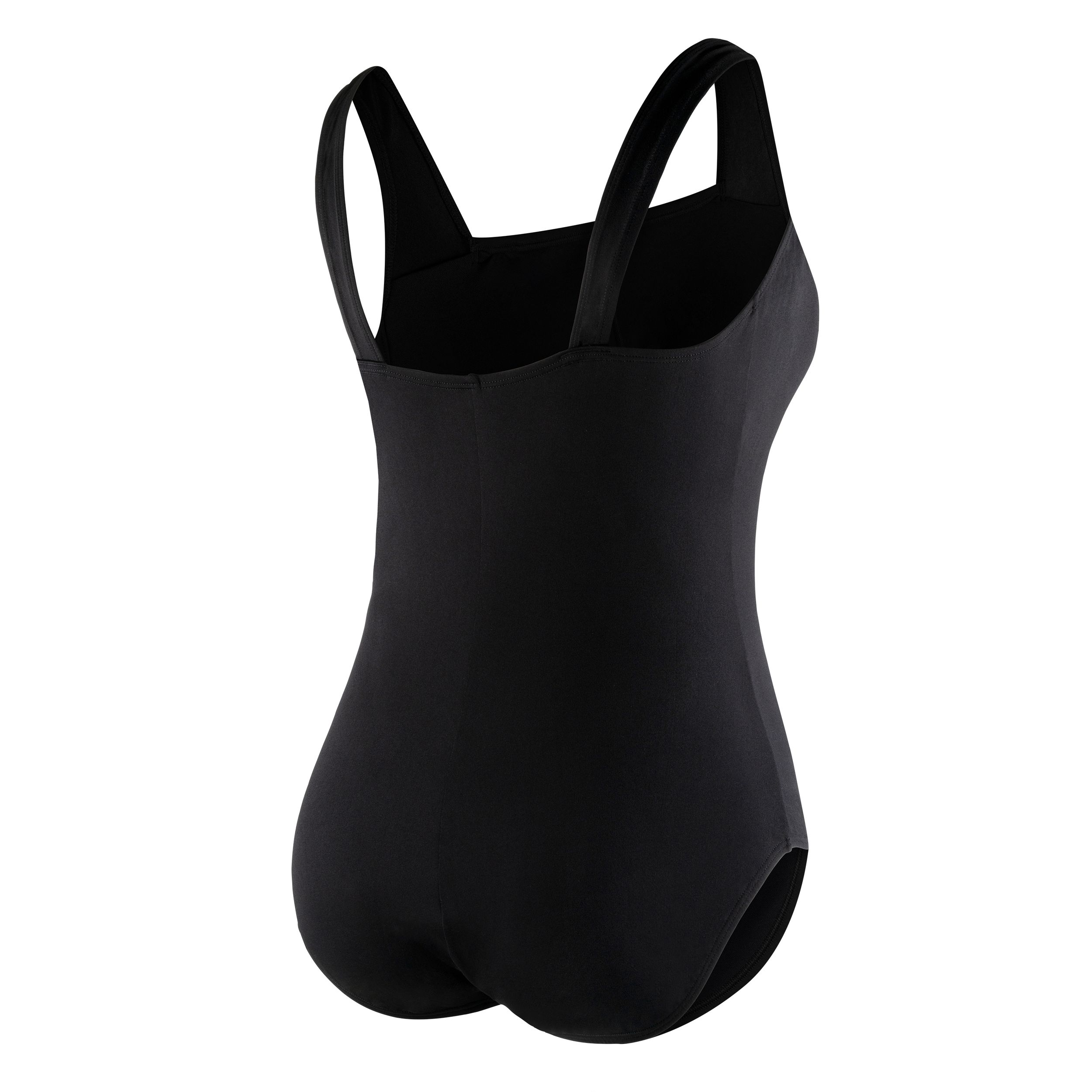 Speedo Women's Plus Size Solid Shirred Tank One Piece Swimsuit