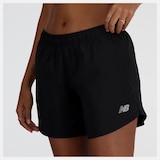 New Balance Women's Run 5 Inch Shorts Front_Angled_Left