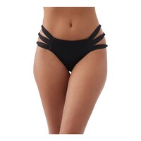 O'Neill Women's Saltwater Solid Boulders Swimwear Bottom Front_Flat