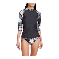 Ripzone Women's Lunelia Islander Rashguard Front_Flat