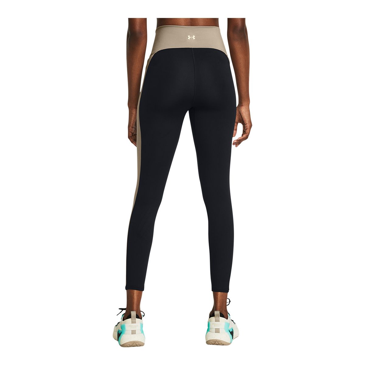 Under Armour Women's Project Rock LG Colorblock Ankle Leggings