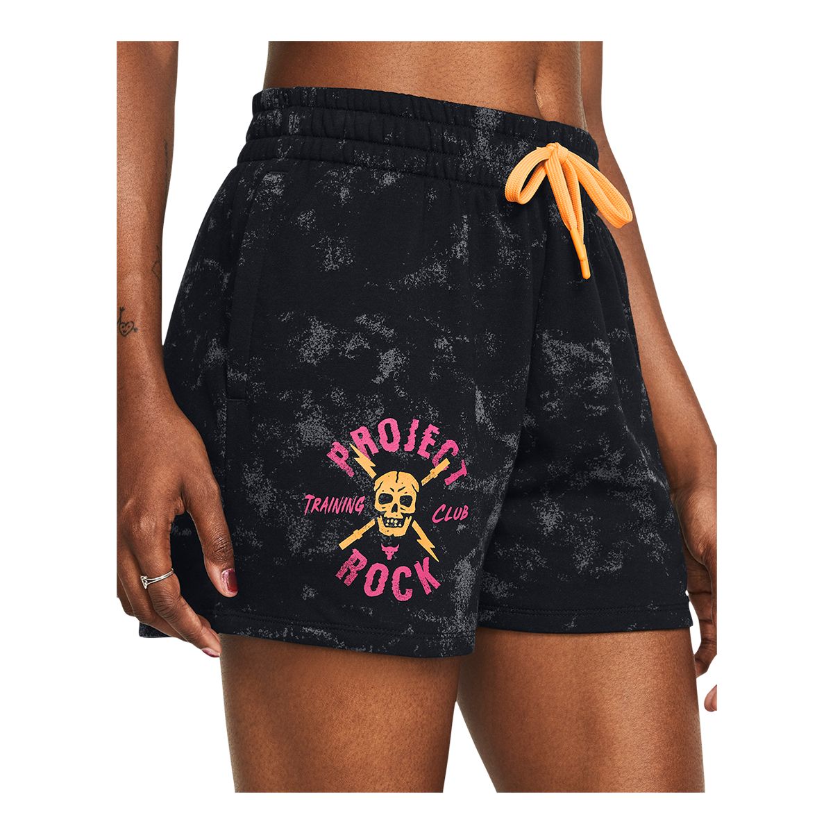 Under Armour Women's Project Rock Underground Terry Shorts