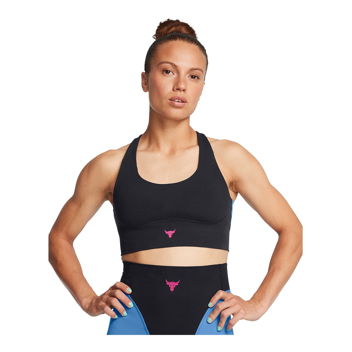 Under Armour Women's Project Rock Large Grind Sportlette Sports Bra