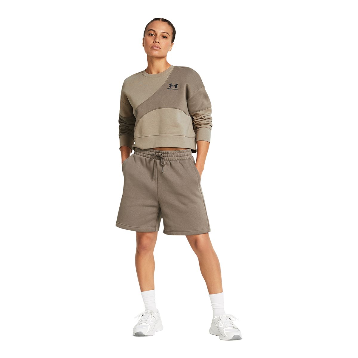 Under Armour Women's Essentials Fleece Relax Brief Shorts