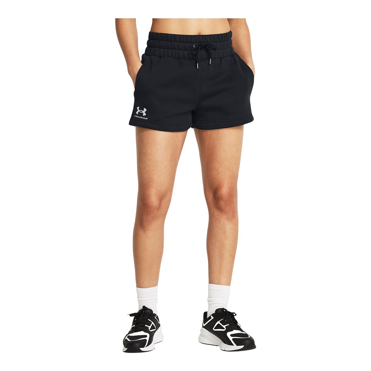 Image of Under Armour Women's Essentials Fleece Boxer Shorts