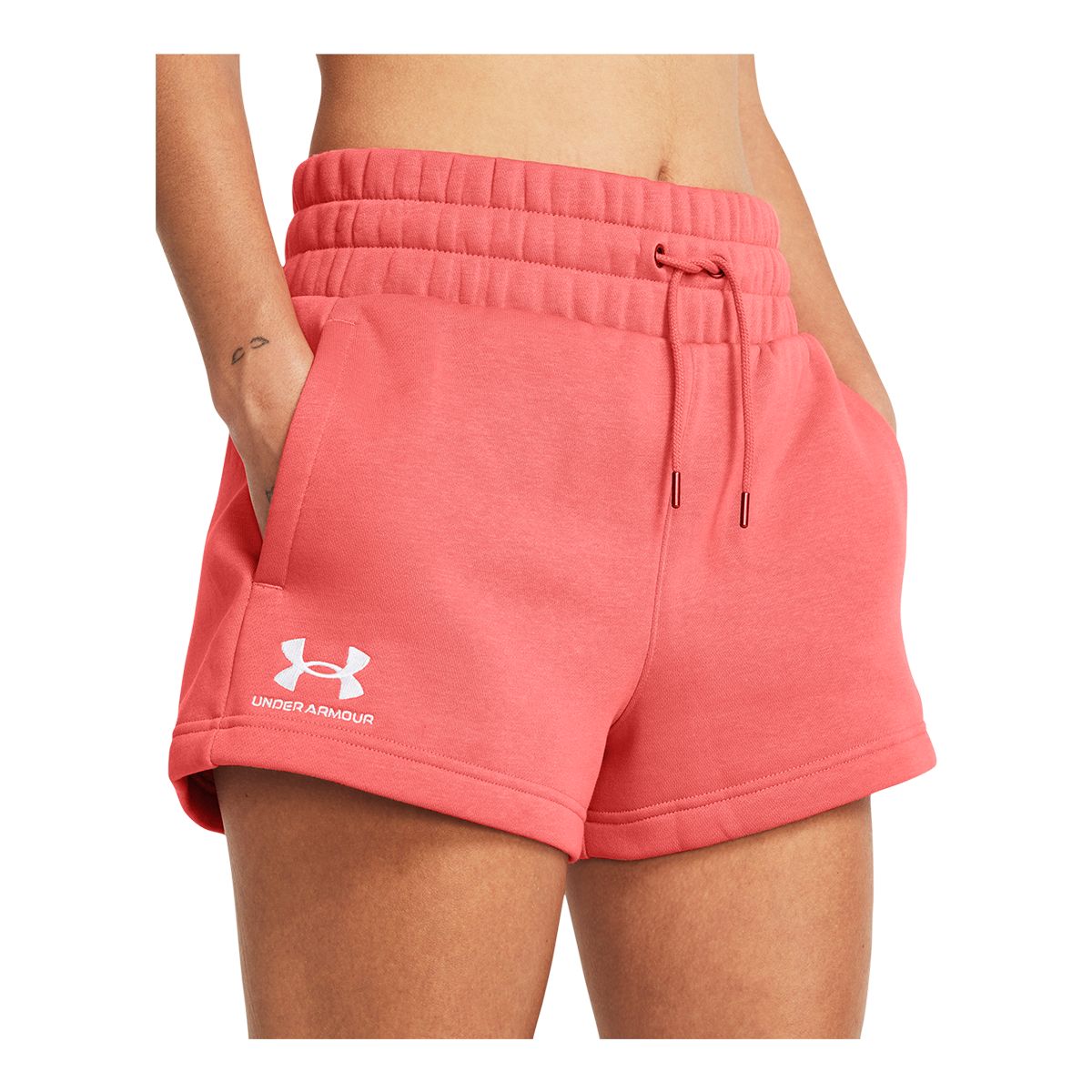 Under Armour Women's Essentials Fleece Boxer Shorts