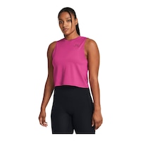 Under Armour Women's Rush Energy Crop Tank Front_Angled_Left