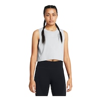 Under Armour Women's Campus Crop Tank Front_Flat