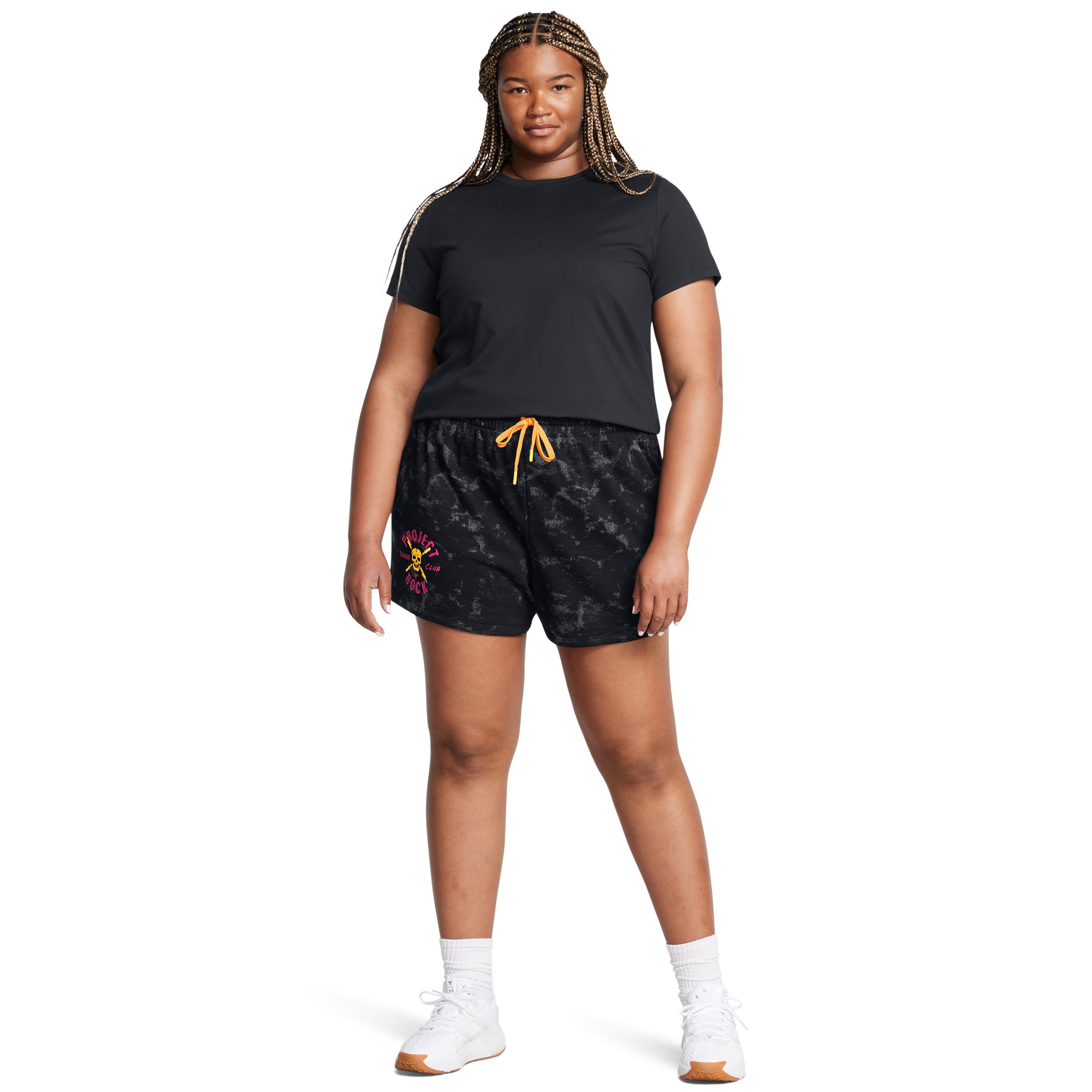 Under Armour Women's Project Rock Underground Terry Shorts