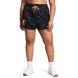 Under Armour Women's Project Rock Underground Terry Shorts Front_Flat