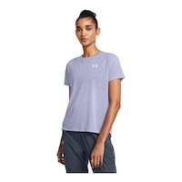 Under Armour Women's Run Trail T Shirt Front_Angled_Left