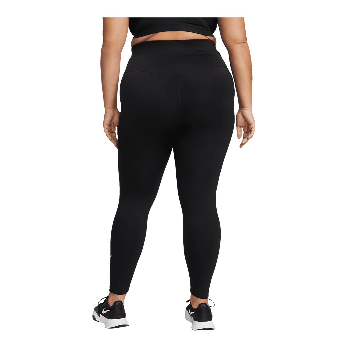 Nike Women's Black Gold Just Do It High Rise Leggings Size Medium RRP £44.99