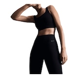 Nike Women's Dri-FIT Zenvy High Rise 8 Inch Shorts Front_Three_Fourths_Angled_Left