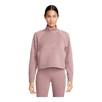 Nike Women's Dri-FIT Prima 1/2 Zip Long Sleeve Top Front_Flat