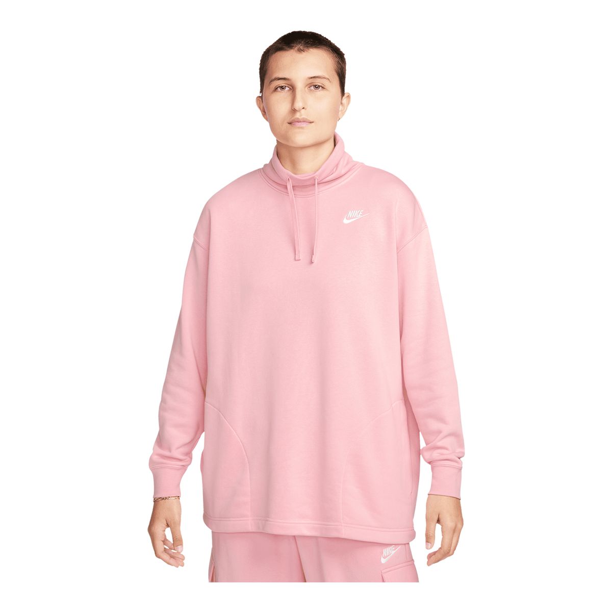 Nike Women's Club Fleece Oversized Full Zip Sweatshirt