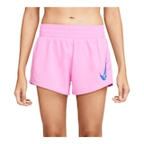 Nike Women's One Swoosh HBR Dri-FIT Shorts Front_Flat