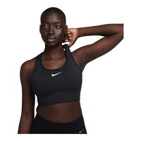 Nike Women's Swoosh Medium Sports Bra Front_Flat