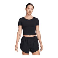 Nike Women's One Fitted Dri-FIT T Shirt Front_Flat