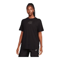Nike Women's Monogram BF T Shirt Front_Angled_Left
