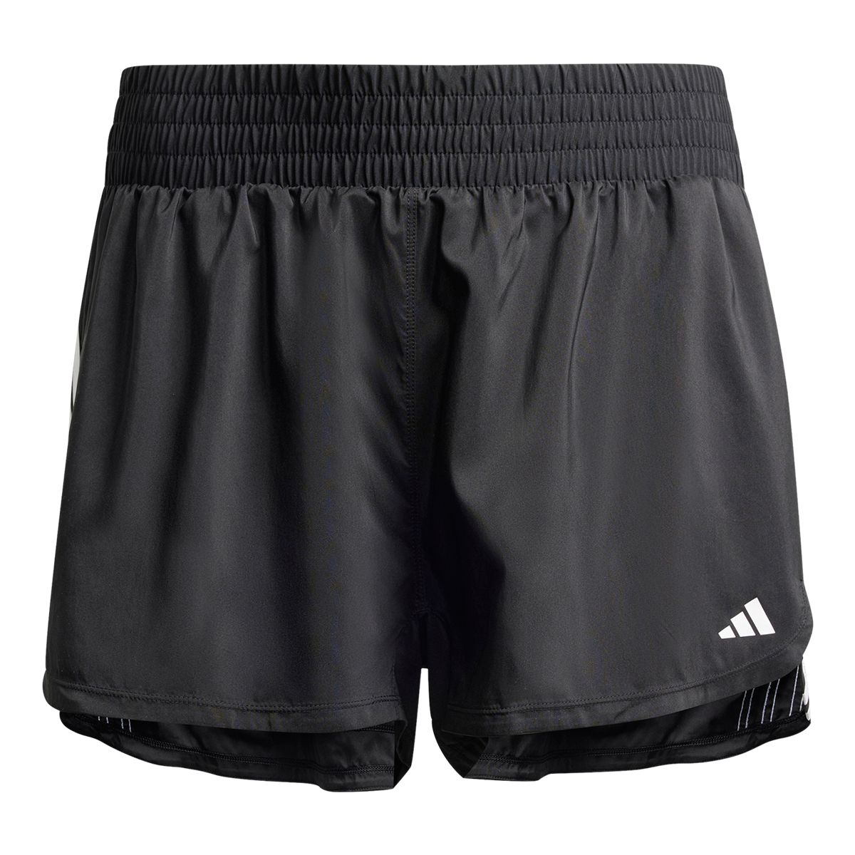 adidas Women's Plus Size Pacer High Rise Shorts