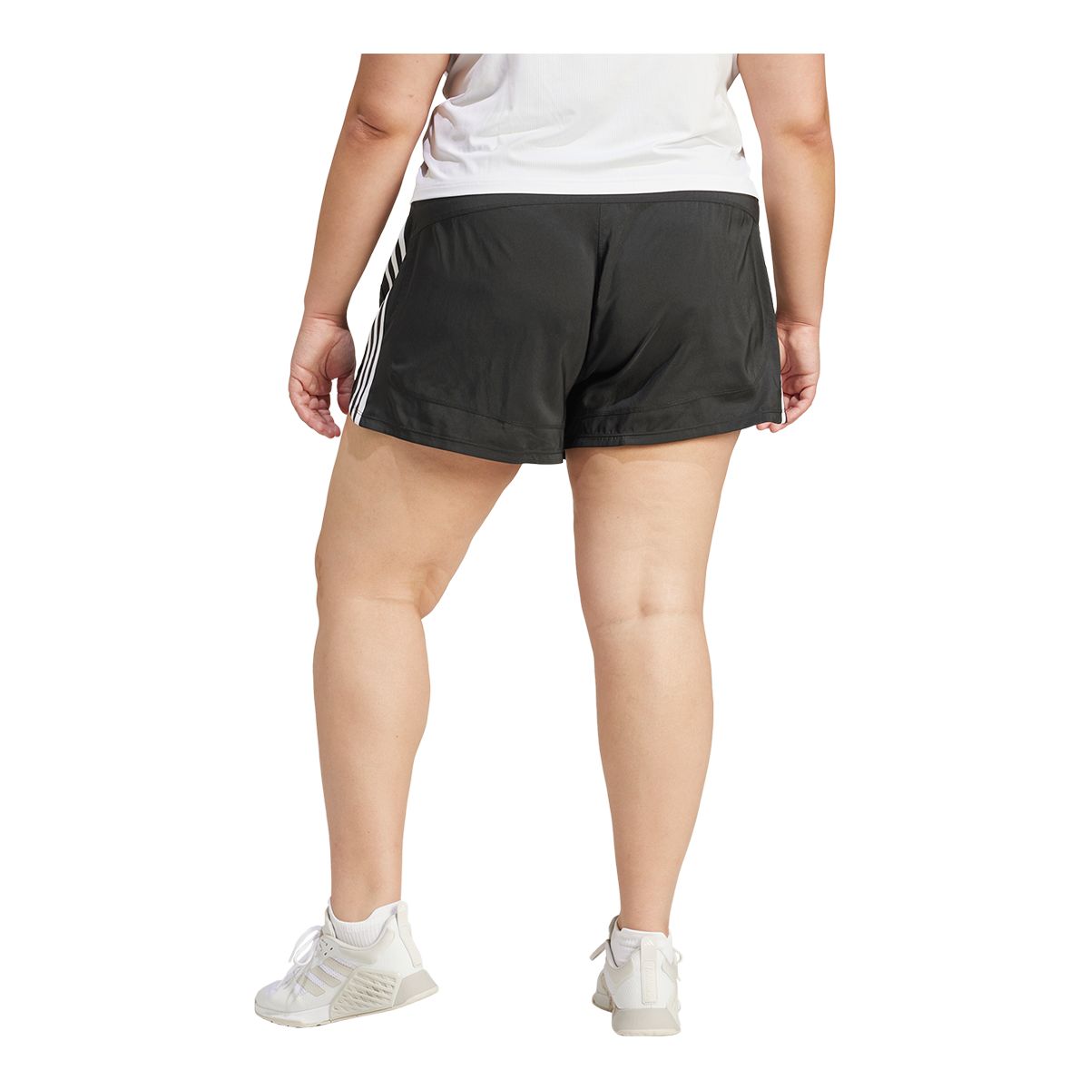 adidas Women's Plus Size Pacer High Rise Shorts