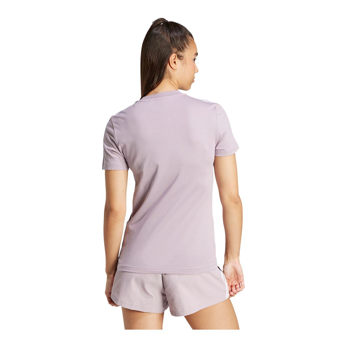 adidas Women's Plus Size Sportswear Essentials 3-Stripe T Shirt