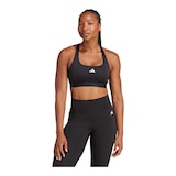 adidas Women's Powerreact Training Medium-Support Bra Front_Flat
