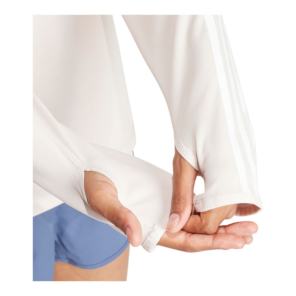 adidas Women's Run Own The Run 3-Stripe Hoodie