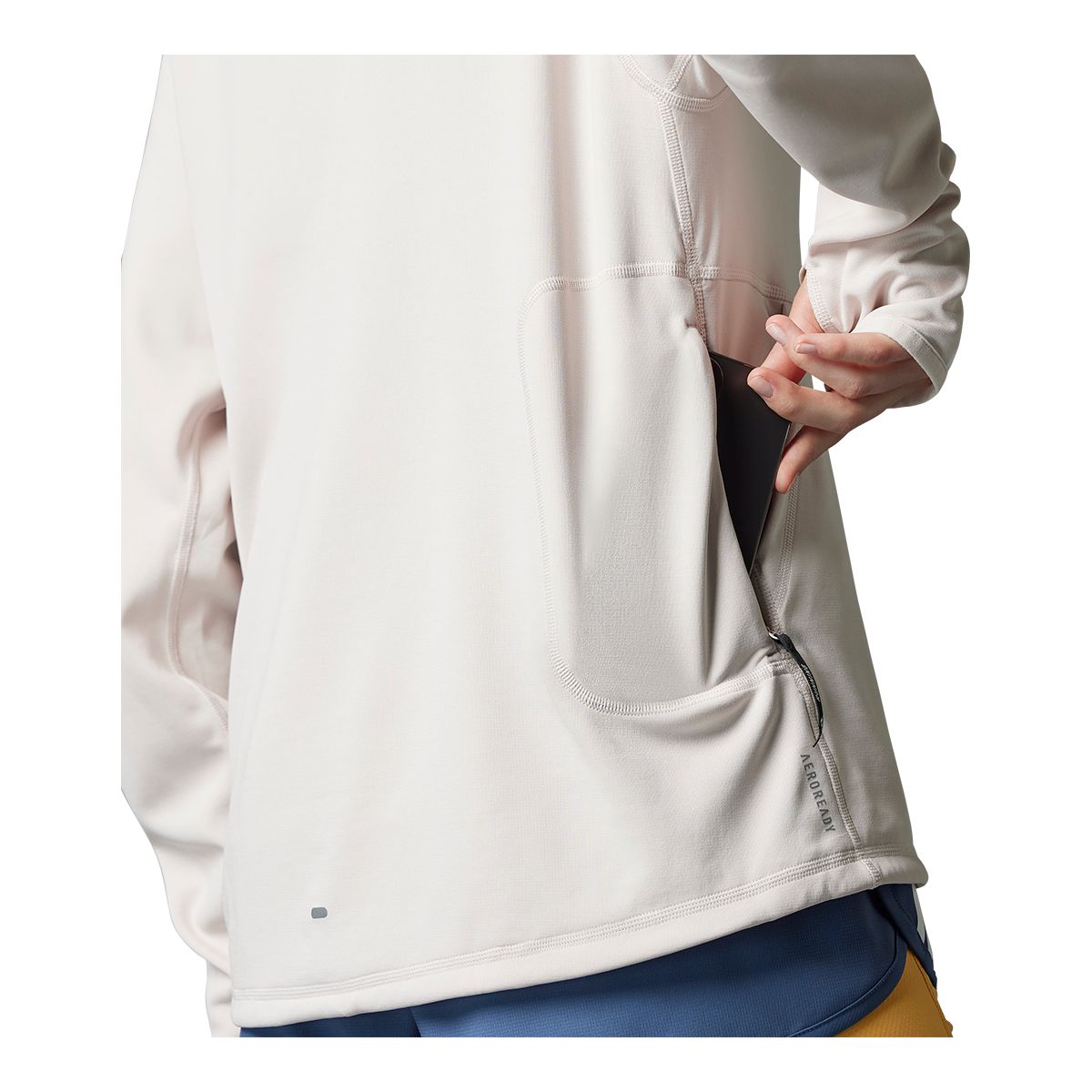 adidas Women's Run Own The Run 3-Stripe Hoodie
