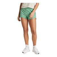 adidas Women's Pacer Woven High Rise 5 Inch Shorts Front_Angled_Left
